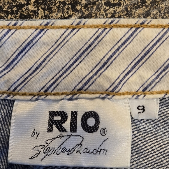 Vintage 80s RIO by Stephen Mardon High Rise Blue Mom Jeans Womens 9 100% Cotton - Picture 6 of 12